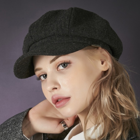 wool newsboy cap